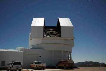 Seltener Blick auf das US-„Spionageteleskop“, das gebaut wurde, um „feindliche feindliche Satelliten“ auszuspähen