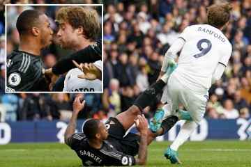 Chaos in letzter Minute in Leeds gegen Arsenal, als der Stift nach dem „Gabriel-Kick“ umgekippt wurde