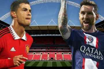 Ronaldo & Messi kamen dem 90-Millionen-Pfund-Match in Wembley nahe – wo sie Teams auswählten