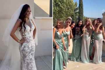 Die Braut wird für ihr durchsichtiges Hochzeitskleid kritisiert
