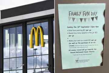 Ich bin wütend, nachdem ich eine Geldstrafe für das Parken bei McDonald's Charity Family Fun Day erhalten habe