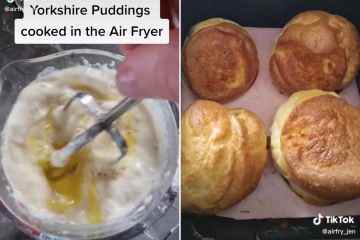 Food-Fan teilt mit, wie man mit seiner Heißluftfritteuse riesige Yorkshire-Puddings zubereitet