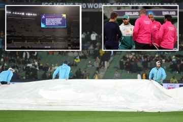 England vs. Oz wird VIERTES T20-WM-Match, das abgebrochen wird, um beide Seiten in Gefahr zu bringen
