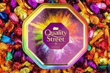 Quality Street setzt nach 86 Jahren kultige bunte Plastikverpackungen auf Schokolade