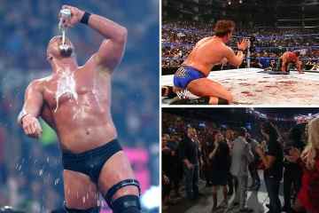 Die zehn seltsamsten WWE-Regeln, die Bußgelder beinhalten, einschließlich versehentlicher Blutungen