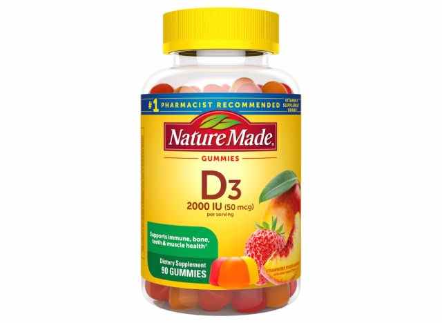 Natur hergestellte Vitamin-D3-Gummibonbons
