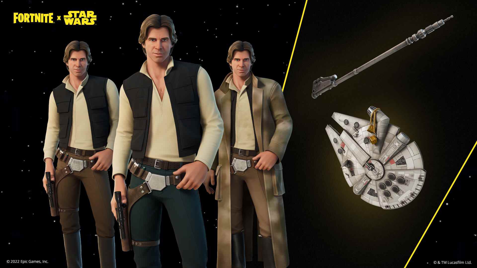 Fortnite Han Solo Original Trilogy Items