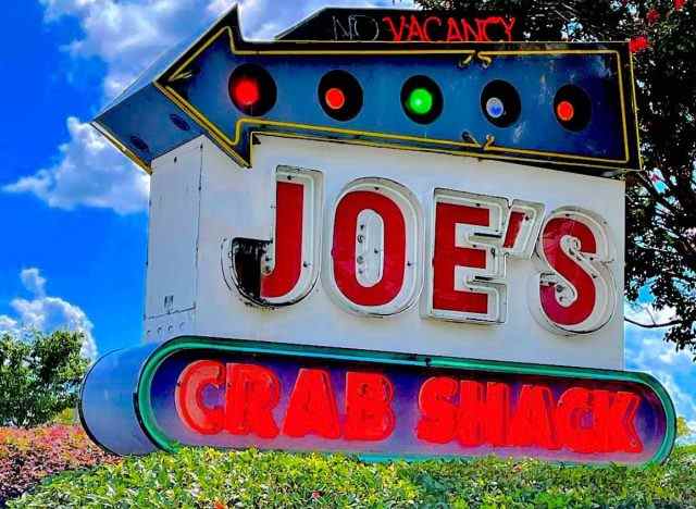 Joes Crab Shack Zeichen
