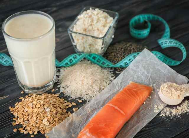 Protein-Gewichtsverlust-Diät-Konzept