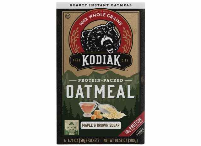 Kodiak proteinreiche Haferflocken aus Ahorn und braunem Zucker