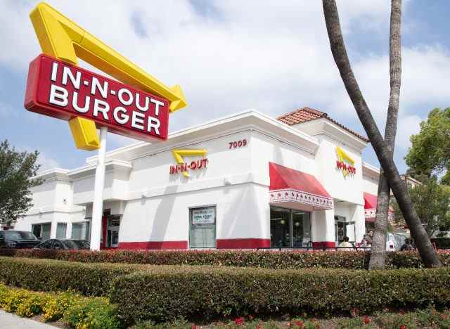 In-N-Out-Burger von außen