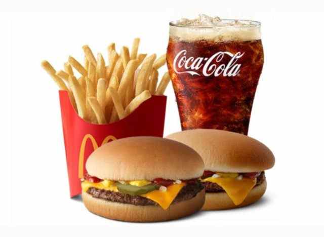 McDonald's – Cheeseburger-Mahlzeit