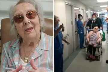 Gran, 100, schlägt Virus nach überstandenem Herzinfarkt, Scharlach und Masern