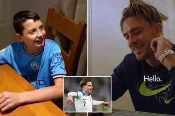 Jack Grealishs behinderter Fan Finlay, 11, wird vom englischen Star angerufen