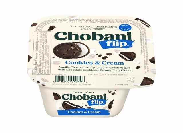 Chobani Flip Cookies & Cream Fettarmer griechischer Joghurt