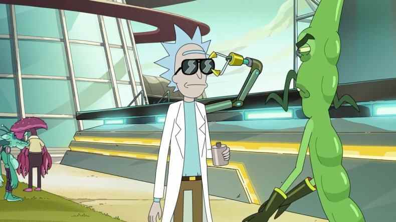 Rick und ein Bösewicht "Rick und Morty"