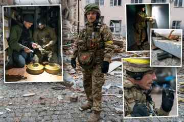 Im Inneren des mit Sprengfallen versehenen Cherson, wo Russen Bomben in ERSTE-HILFE-Kästen platzieren