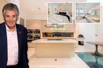 In der 12 Millionen Pfund teuren Villa der Arsenal-Fußballlegende David Dein – einschließlich Kino