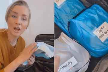 Ich bin Flugbegleiterin - meine Tricks, um '14 Tage' Kleidung in ein Handgepäck zu passen