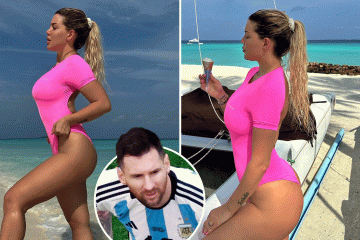 Wanda überwindet die Niederlage von Argentinien mit einem Eis in sexy Strandbildern