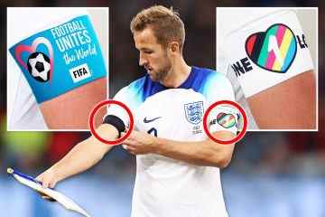 Harry Kane widersetzt sich dem letzten Versuch der FIFA, ihn daran zu hindern, eine Regenbogen-Armbinde zu tragen