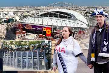 England-Fans, die zur Weltmeisterschaft in Katar unterwegs sind, warnten davor, HÄNDE in der Öffentlichkeit zu halten