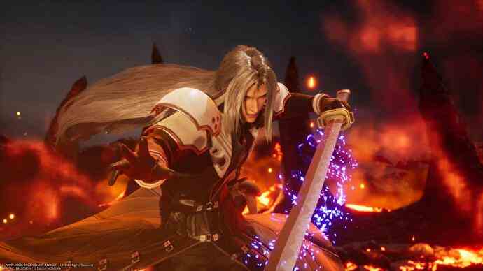 Sephiroth im Feuer