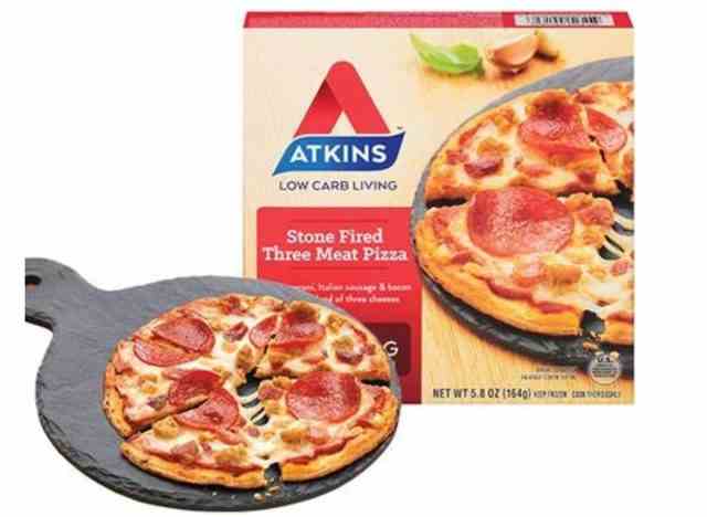 Atkins Drei-Fleisch-Pizza