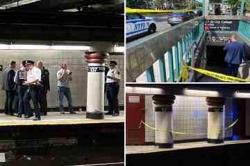 Horror-Tageslicht New Yorker U-Bahn-Stich lässt 14-jährigen Jungen tot