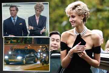 Die Diana-Schauspielerin von The Crown legte sich in schockierenden Szenen in einen offenen Sarg