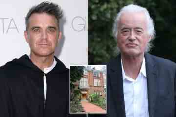 Robbie Williams in neuer Reihe über 17 Millionen Pfund nach Hause – nach Fehde mit Nachbar Jimmy Page