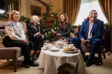 Im königlichen Weihnachtsfest erhalten die Fans einen Blick auf die Dekorationen von Schloss Windsor