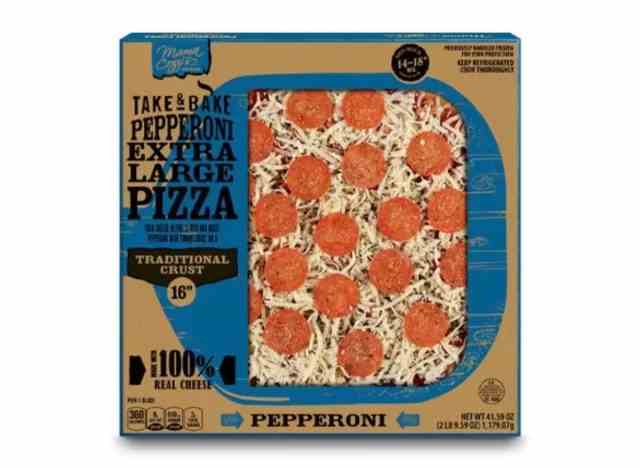 mama cozzi's pizza kitchen nehmen und backen peperoni extra große pizza