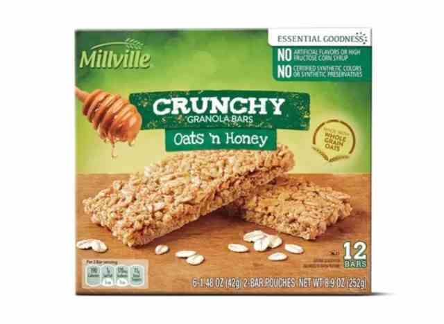 Millville Crunchy Müsliriegel – Hafer und Honig