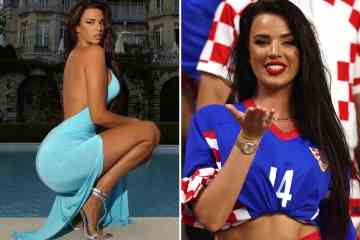 Ivana Knoll, der heißeste Fan der Weltmeisterschaft, verblüfft mit einem Schnappschuss am Pool in einem türkisfarbenen Kleid 