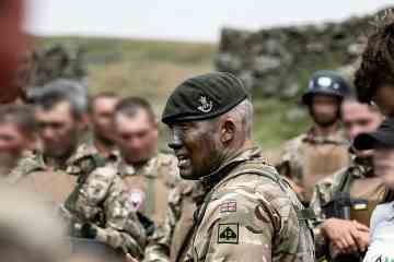 Ukrainische Soldaten lernen in Großbritannien Grabenkämpfe, um Putin abzuwehren