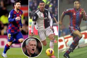 Mourinho brüskiert Cristiano UND Messi in der GOAT-Debatte, um Ronaldo als seinen besten aller Zeiten zu bezeichnen