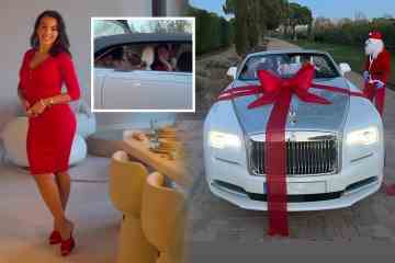 Ronaldo schenkt Georgina Luxus-Rolls-Royce im Wert von 300.000 £ während der Weihnachtszeit der Familie