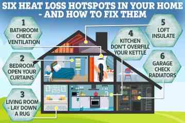 Finden Sie jetzt sechs Wärmeverlust-Hotspots in Ihrem Zuhause, um steigende Rechnungen zu stoppen