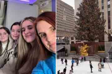 Großbritanniens größte Familie teilt New York-Trip mit Shopping, Eislaufen und mehr