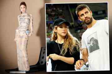 Shakira betäubt nach der Trennung von Gerard Pique in einem mit Diamanten bedeckten nackten Kleid