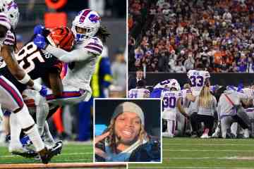 NFL-Star wurde auf dem Spielfeld wiederbelebt, nachdem er zusammengebrochen war und Mitspieler in Tränen aufgelöst hatte