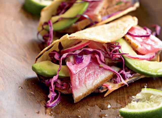 Paleo gebratene Thunfisch-Tacos