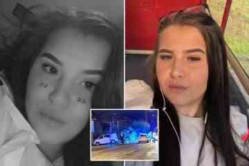 Hommagen an die 18-jährige Mutter, die bei einem Horrorunfall getötet wurde, nachdem das Auto bei einer Verfolgungsjagd umgekippt war
