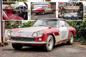 Klassischer Ferrari, der nach 40 Jahren in einer Garage gefunden wurde, um eine erstaunliche Menge zu erzielen