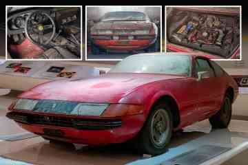 Unglaublicher 1,5 Millionen Pfund teurer klassischer Ferrari, der 40 Jahre lang in einer Scheune stand