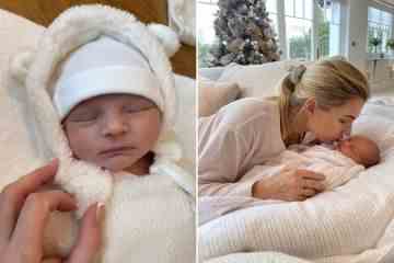Billie Faiers enthüllt ein neues entzückendes Bild einer neugeborenen Tochter bei der Geburt