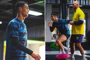 Ronaldo trainiert im Fitnessstudio als Star, der gezwungen ist, auf sein Al-Nassr-Debüt zu warten