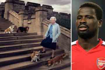 Ex-Arsenal-Mann Eboue hatte Queen mit Witzen über das Gassigehen mit ihren Corgis in Stich gelassen