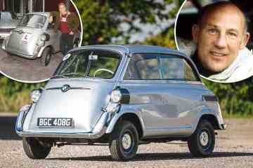 Bubble Car, das dem verstorbenen Sir Stirling Moss gehört und restauriert wurde, steht für 60.000 £ zum Verkauf